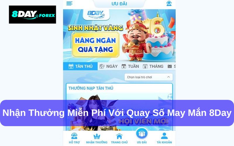 Lý do 8Day quay số may mắn hàng ngày thu hút hàng ngàn người chơi