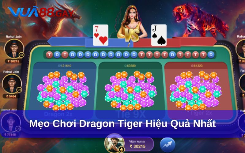 Mẹo chơi Dragon Tiger Vua88 giúp tăng tỷ lệ thắng