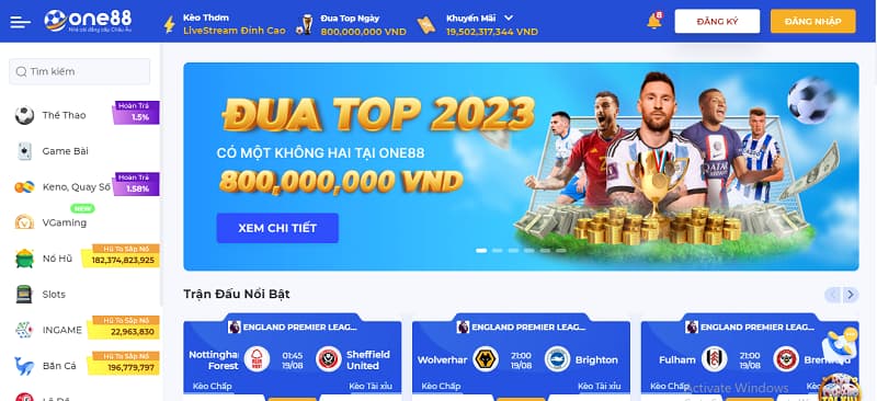 Vì sao One88 được xem là nhà cái uy tín?